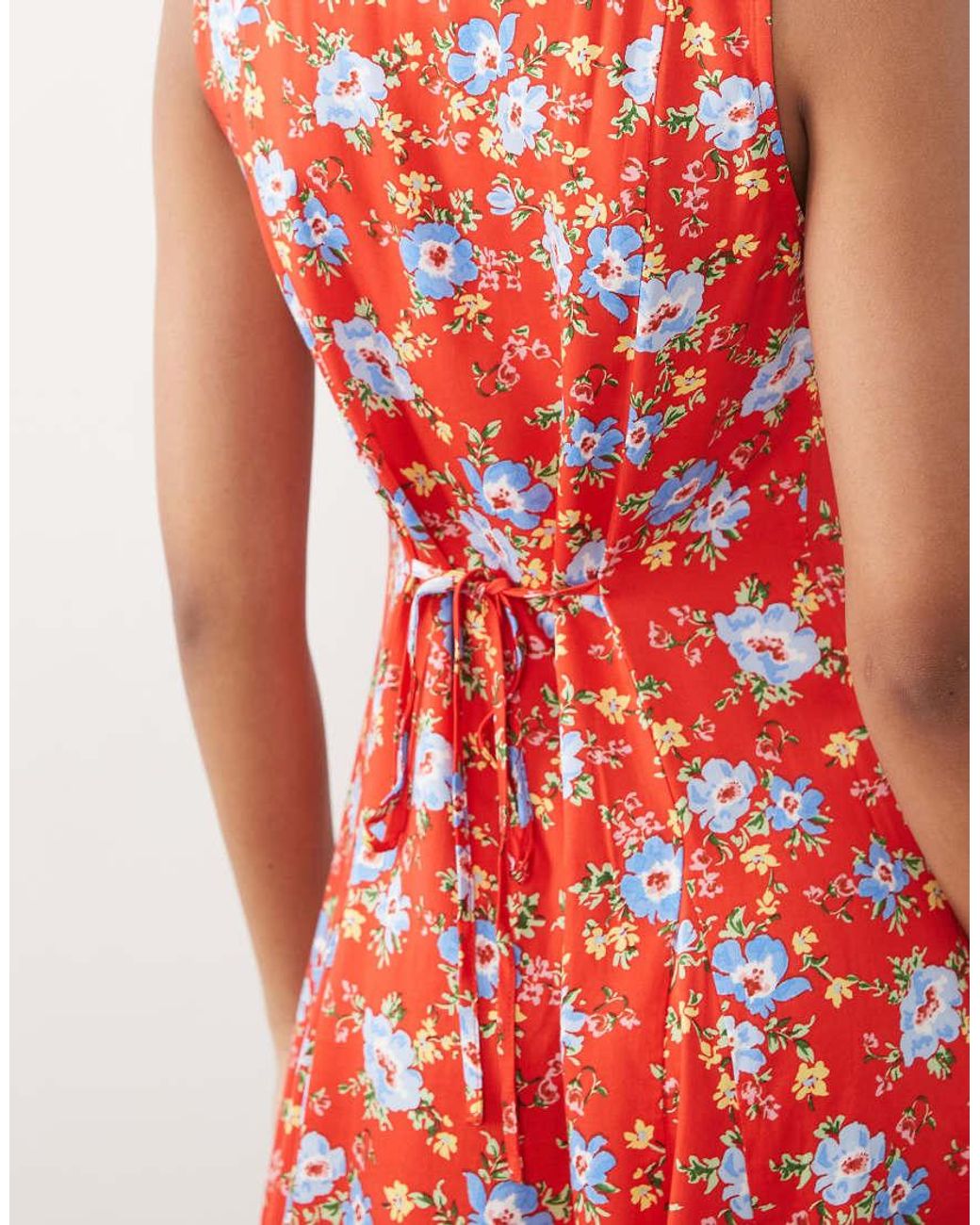 Nobody's Child Red Georgie Mini Skater Dress