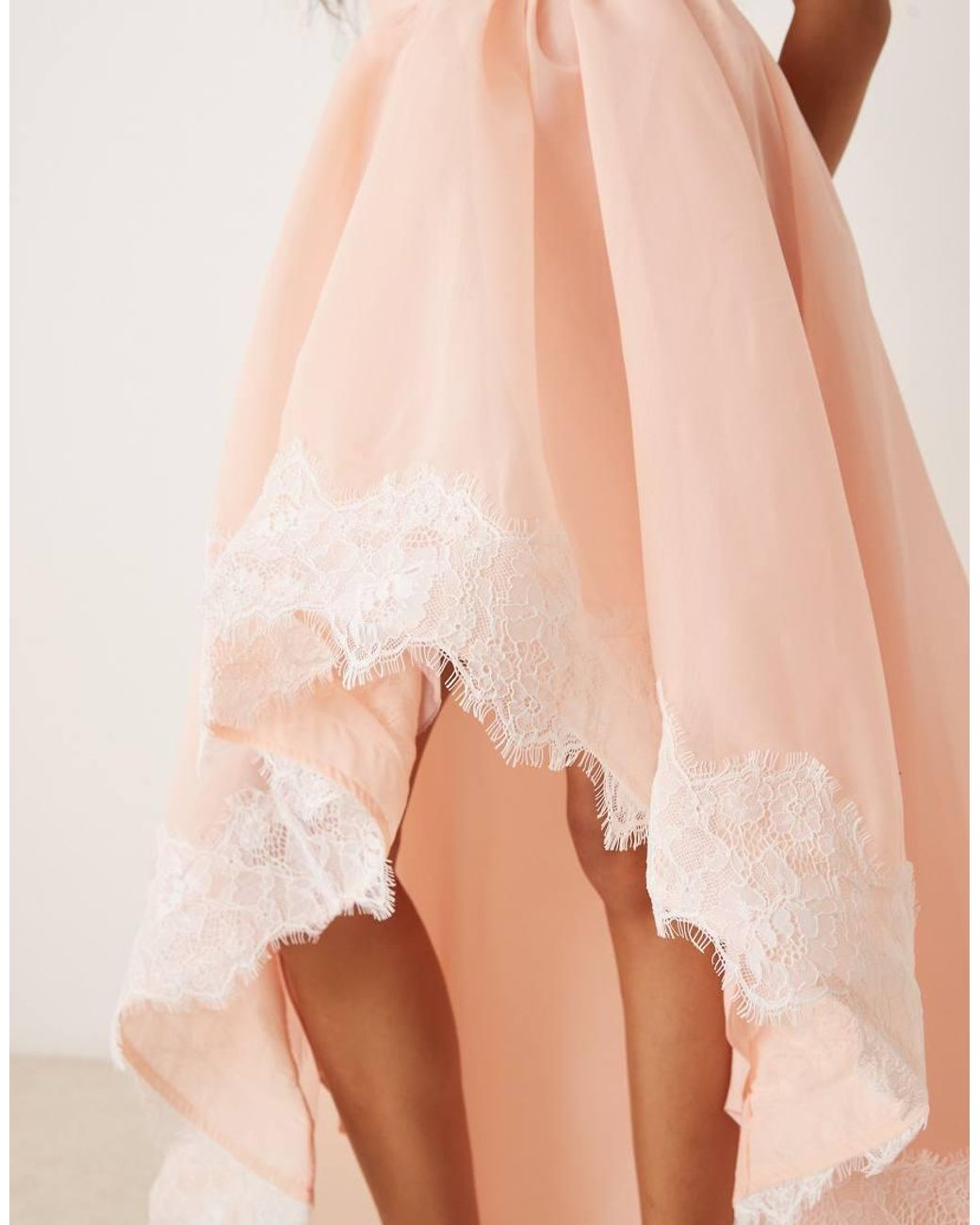 True Decadence Natural Strapeless Maxi Dresses
