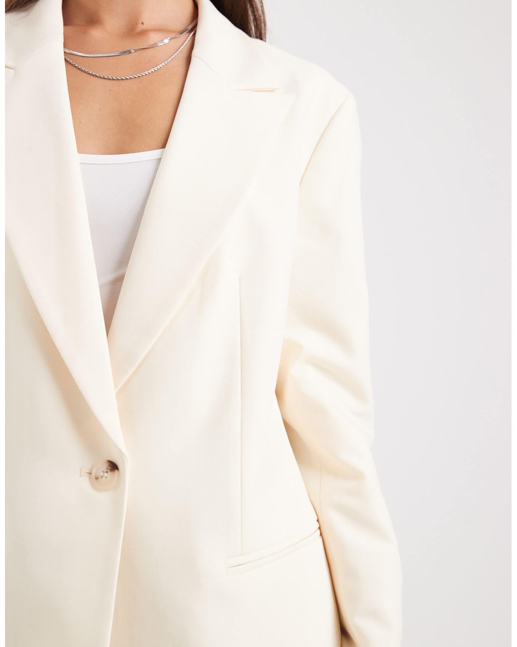 ASOS White Tailored Relaxed Blazer