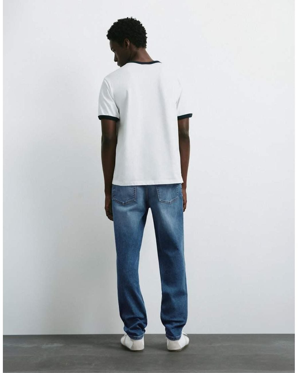 Pull&Bear Blue Slim Fit Jeans for men