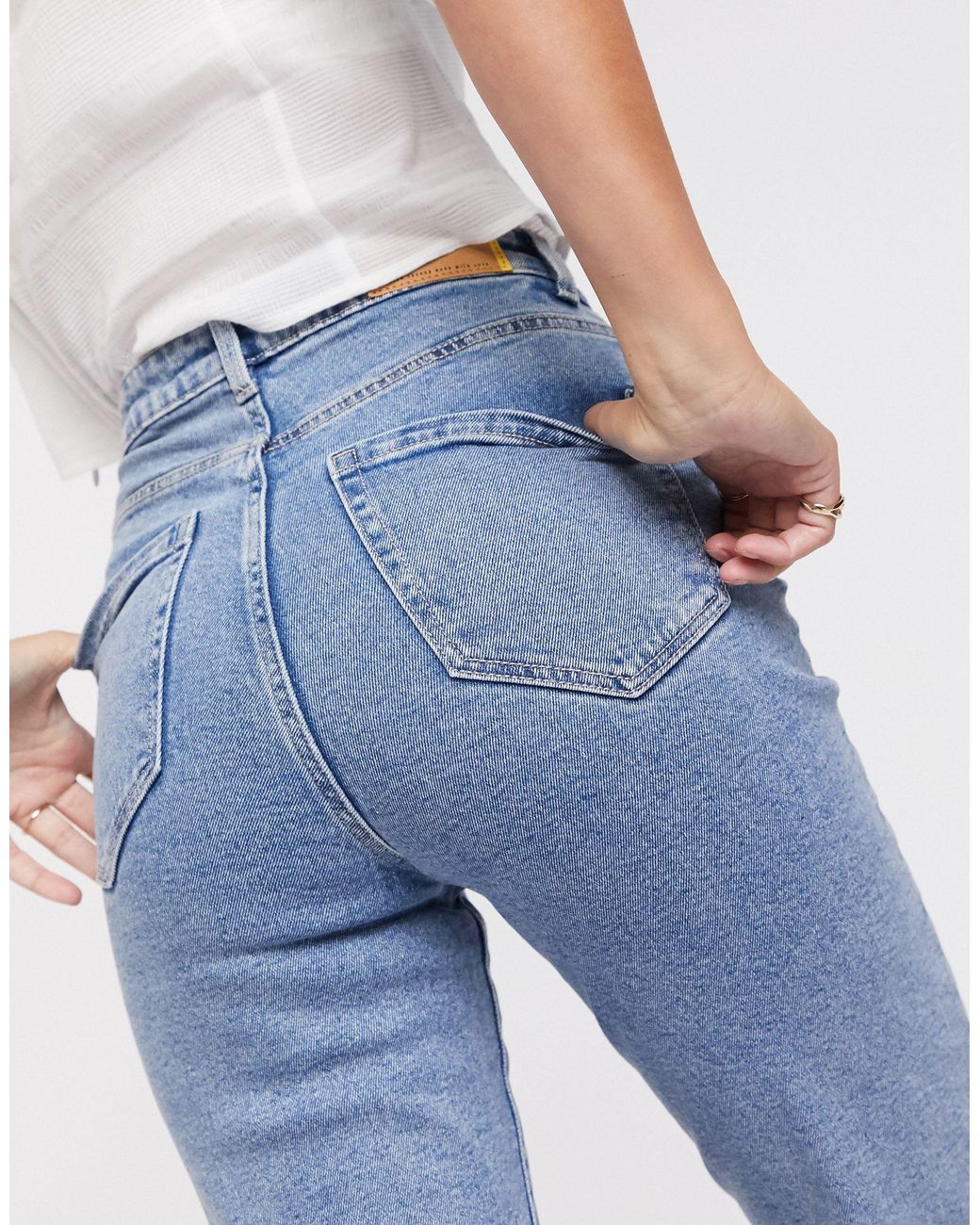 WOMEN FASHION Jeans Basic discount 94% Stradivarius shorts jeans Blue 36                  EU 