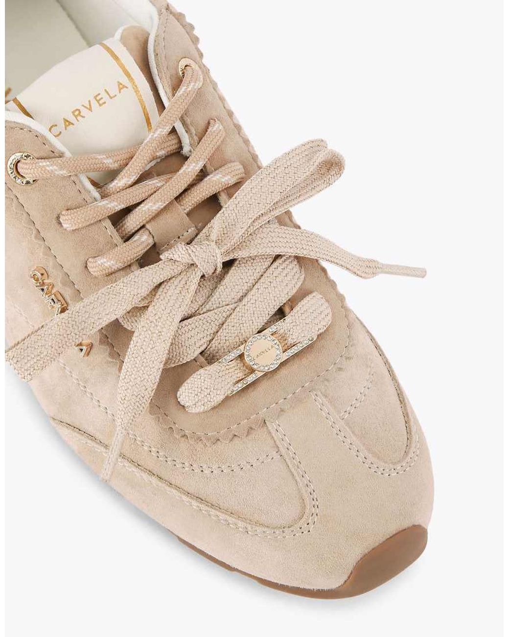 Carvela Kurt Geiger White Tivoli Sneaker Trainers