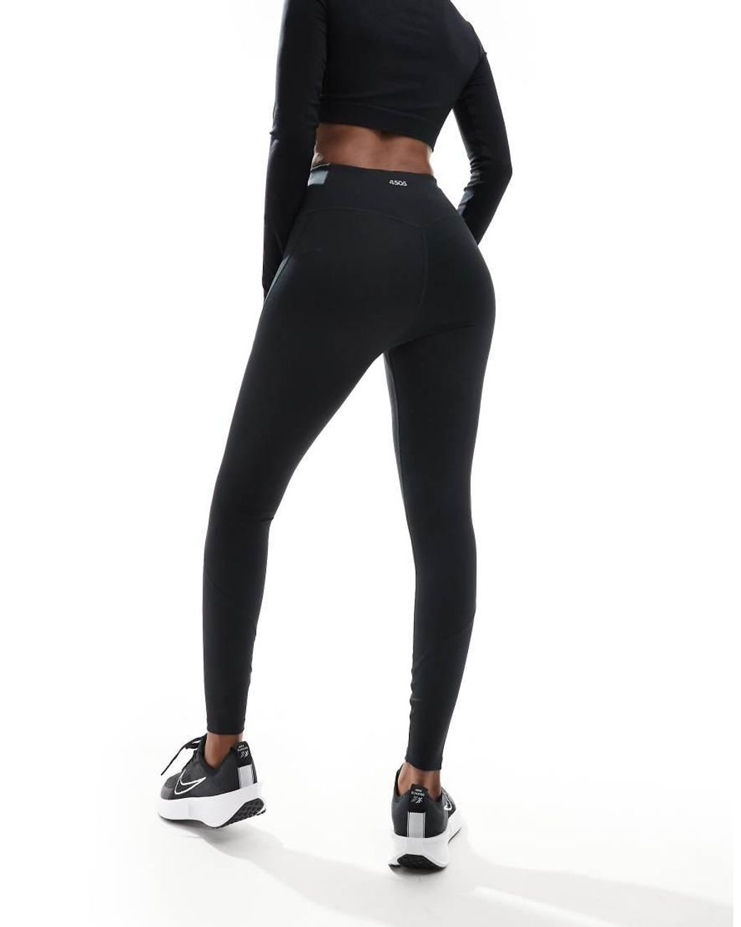 4505 Black Icon Active Bum Sculpt High Waist Gym leggings With Inner Pocket