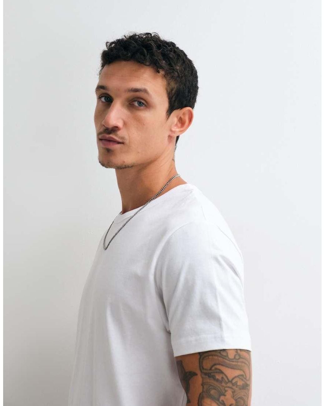 Dime White 2-pack Crewneck T-shirts for men
