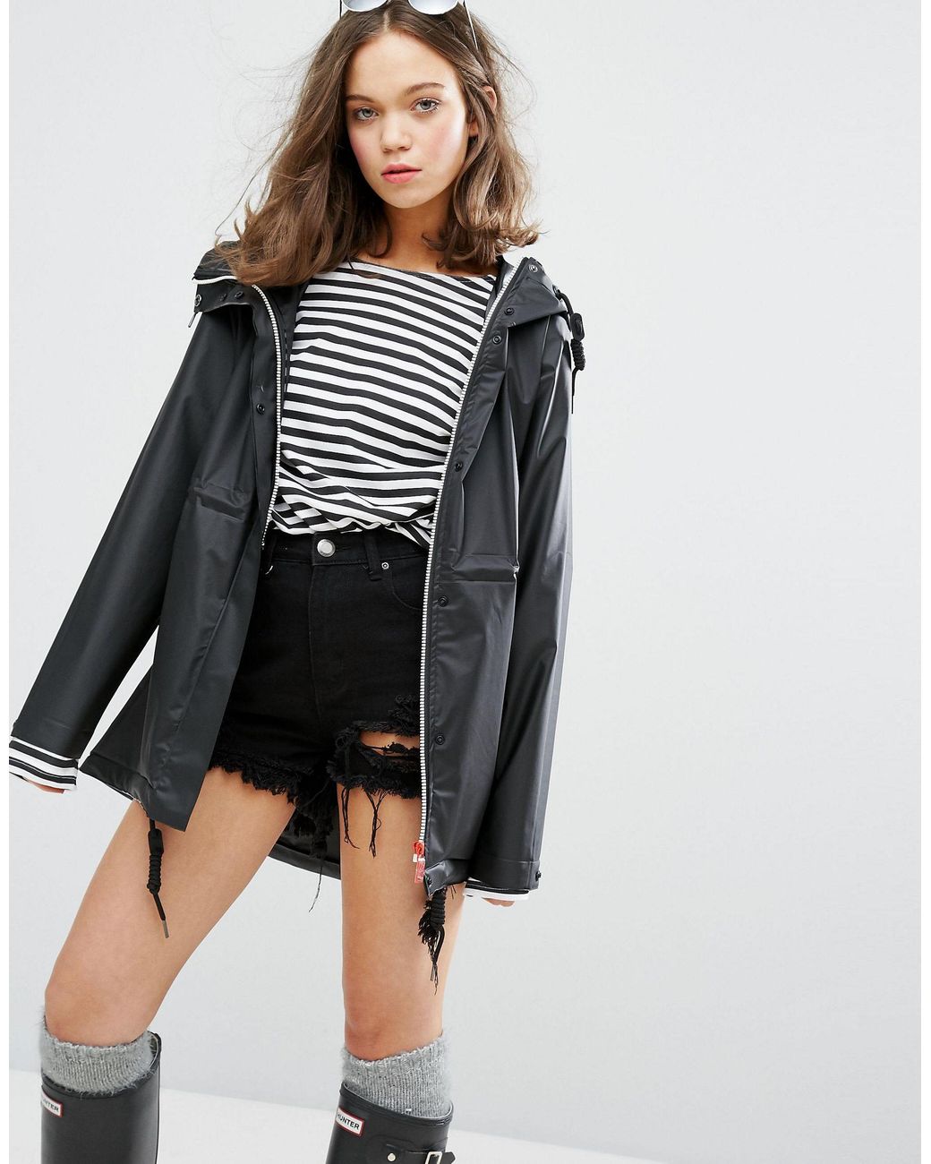 hunter regenjas dames