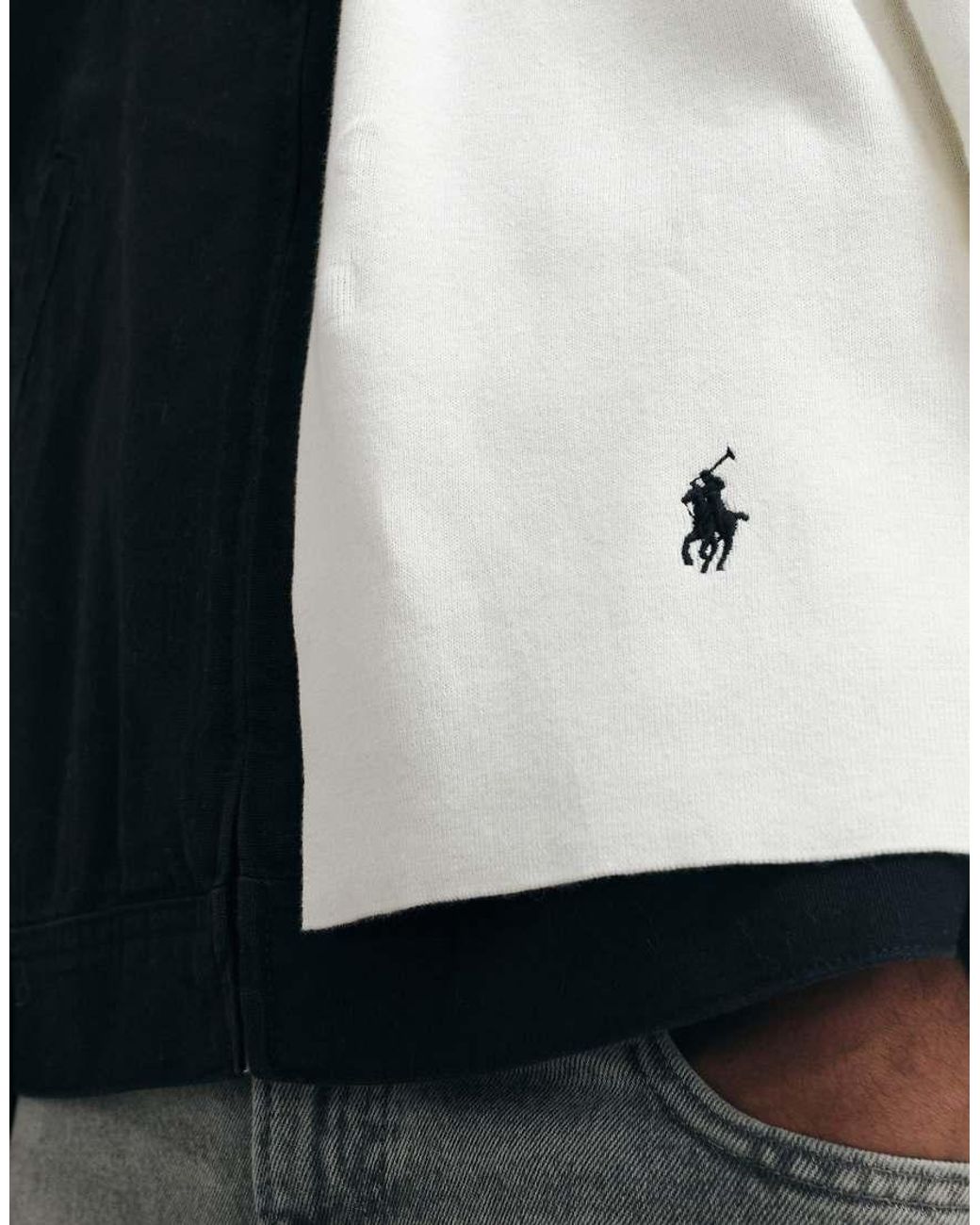 Polo Ralph Lauren Blue Icon Logo Knit Scarf for men