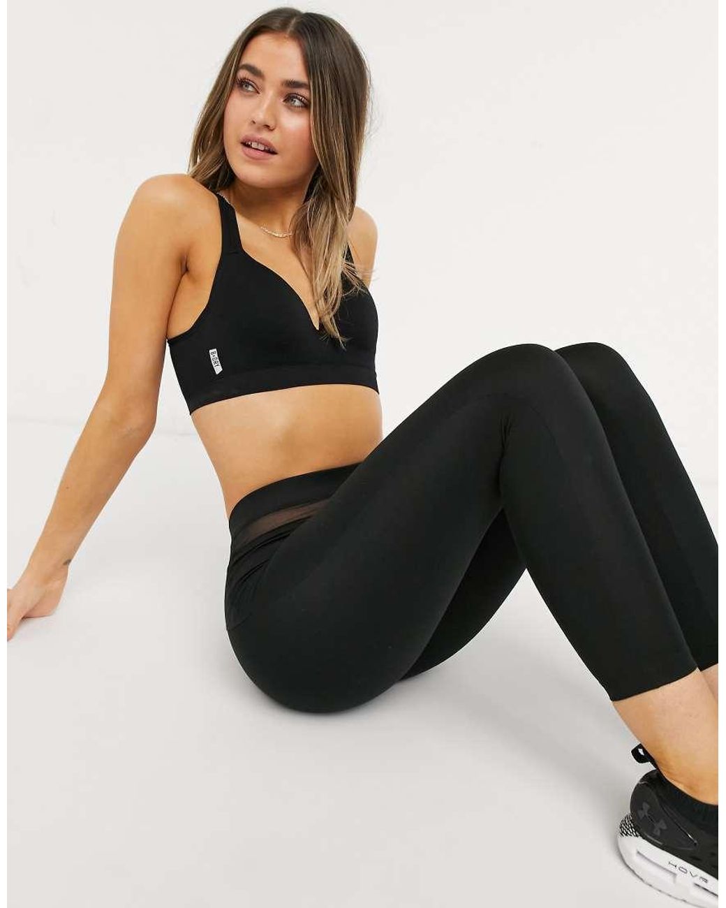 Only Play Black Shaped Sports Bra