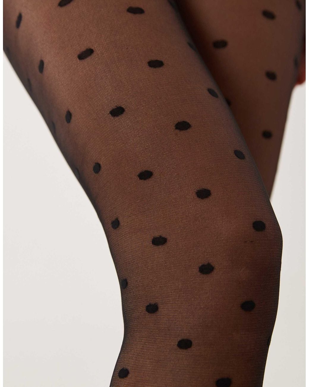 ASOS Black Polka Dot Tights
