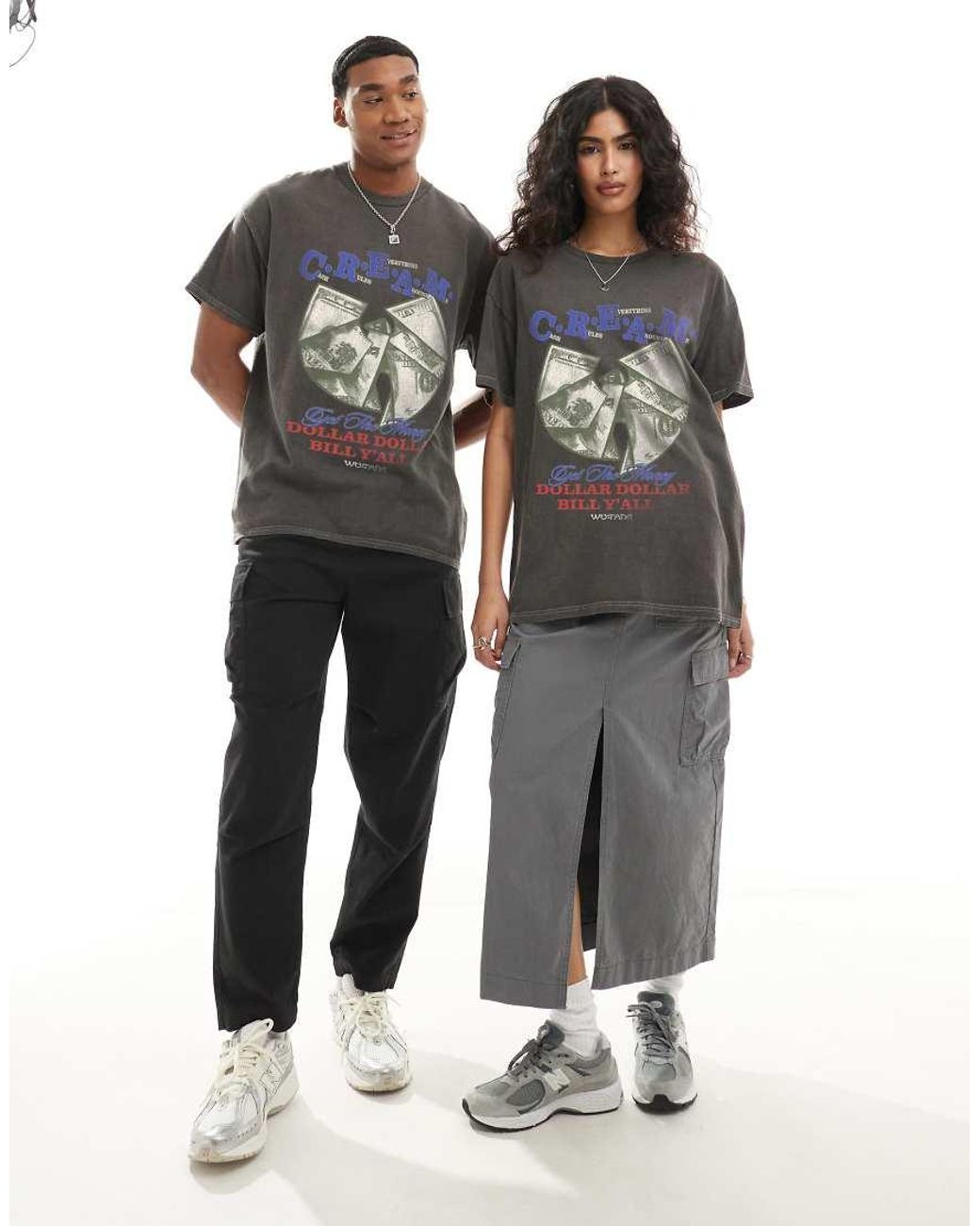 PRNT Black X Wu-Tang Clan Cream Relaxed Fit T-Shirt