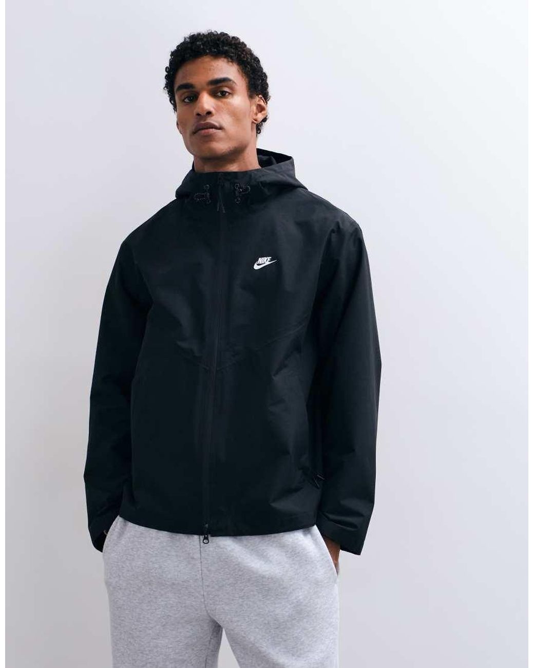 Nike Blue Windrunner Waterproof Hooded Jacket for men