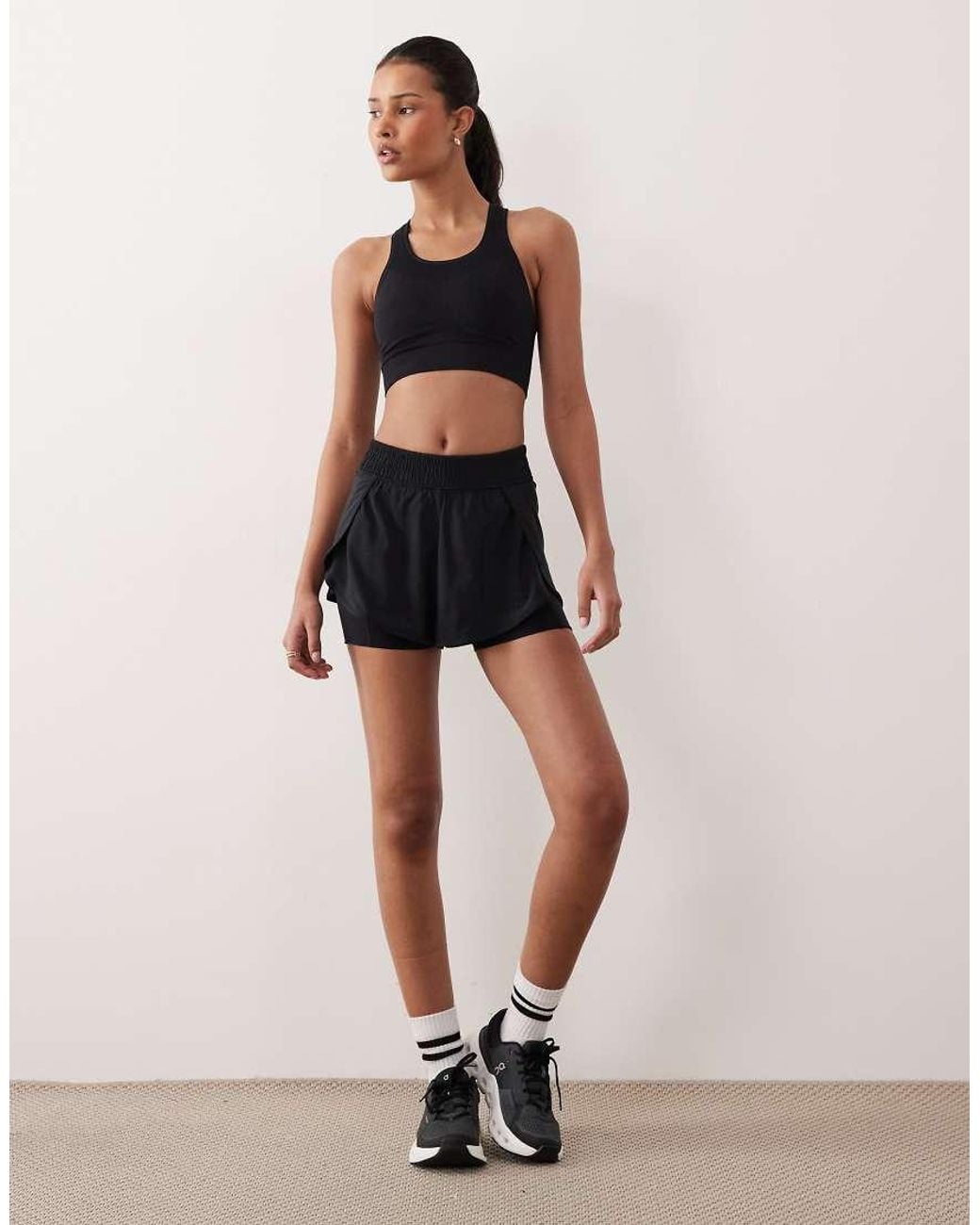 Sweaty Betty Black Stamina Seamless Sports Bra