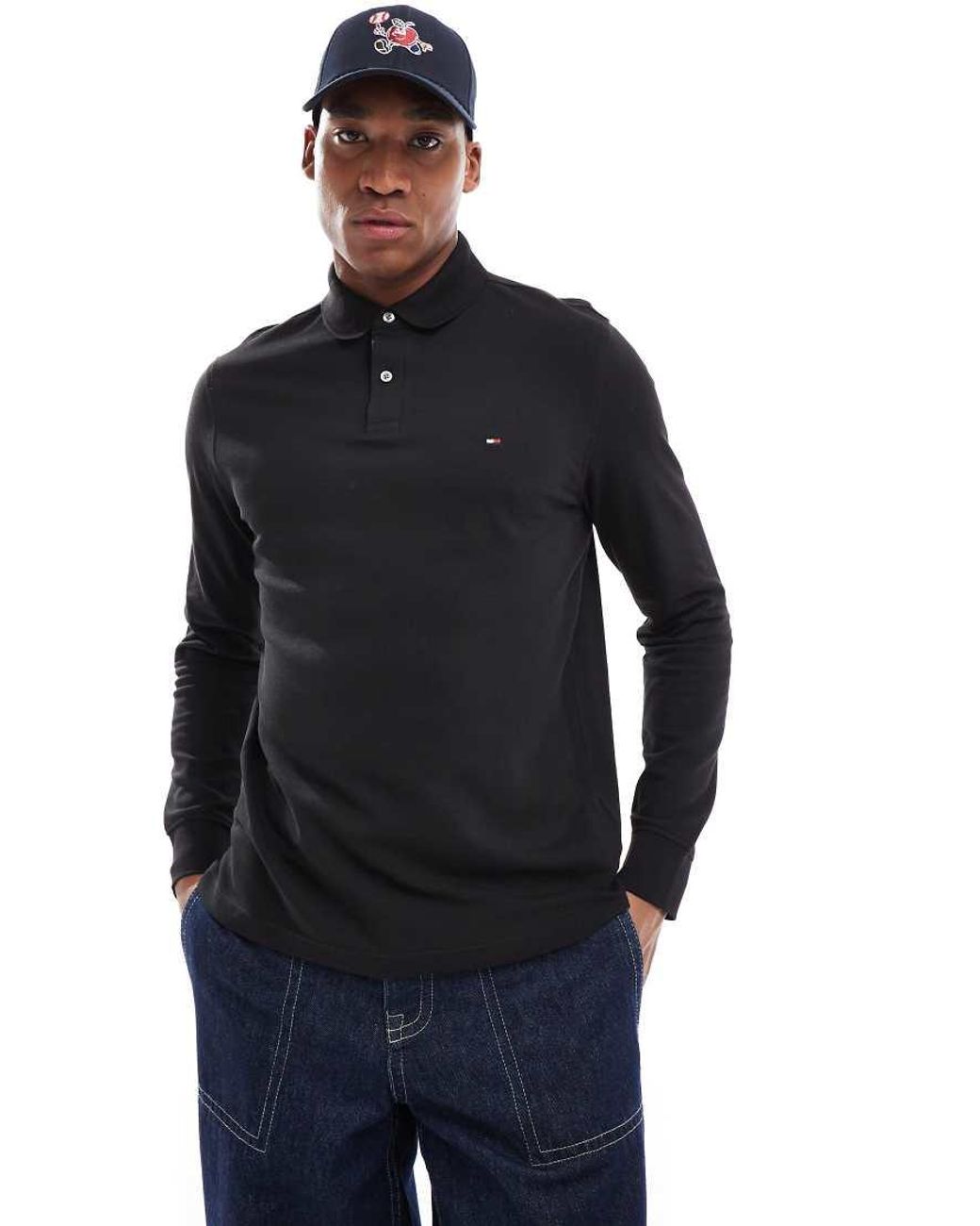 Tommy Hilfiger Blue 1985 Regular Long Sleeve Polo Shirt for men
