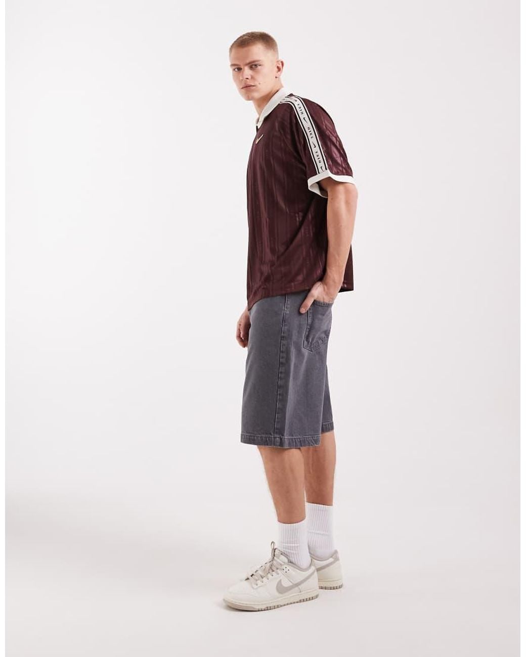 ASOS Gray Loose Jorts for men