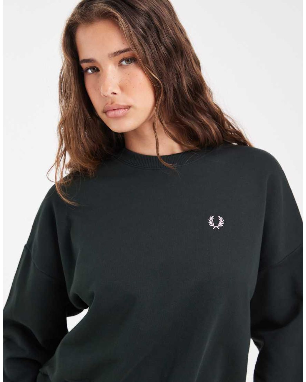 Fred Perry Gray Tipped Sweatshirt