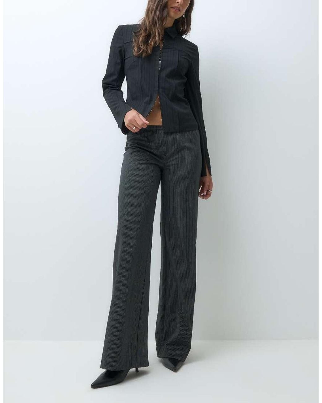 Weekday Blue Pull On Trousers