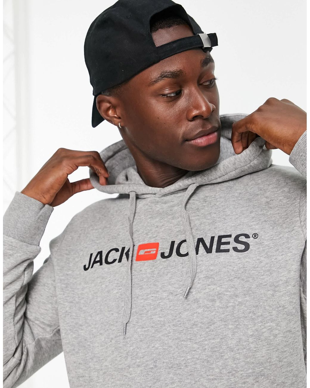 Jack & Jones Essentials – kapuzenpullover in Metallic für Herren