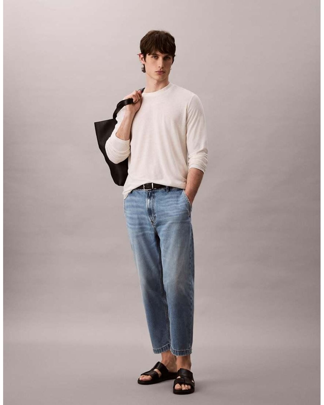 Calvin Klein Blue 90's Tape Jeans for men