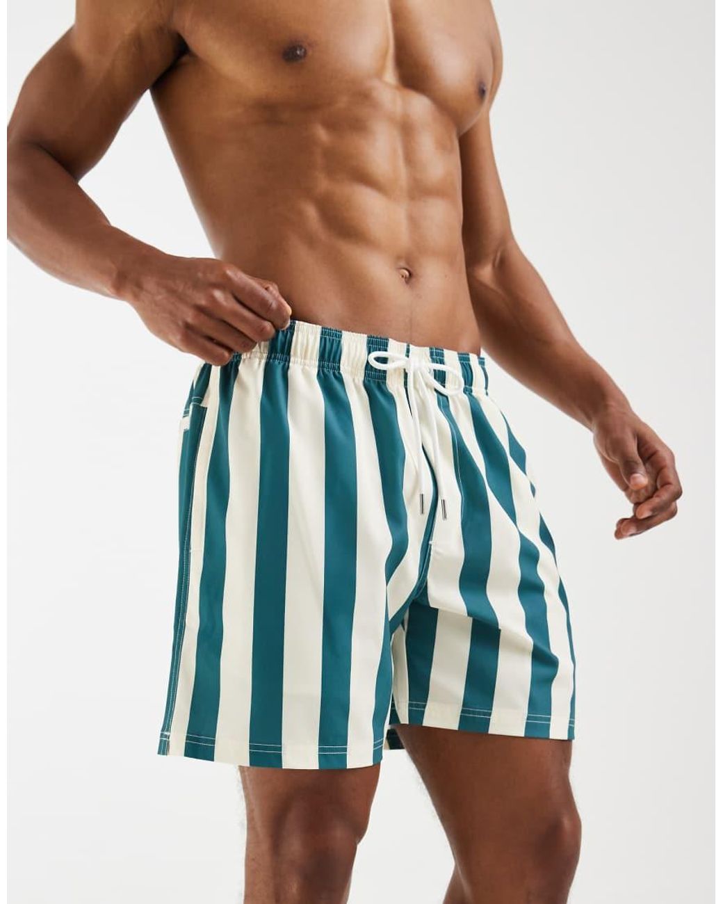 Cotton On Blue Strect Swim Shorts for men