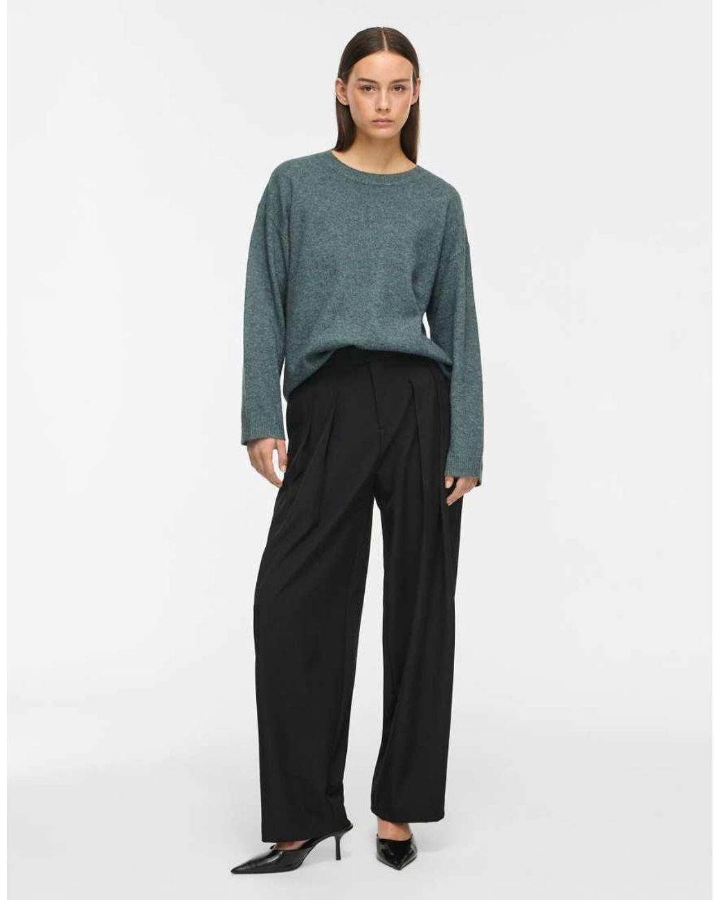 Vila Blue Knitted Pullover