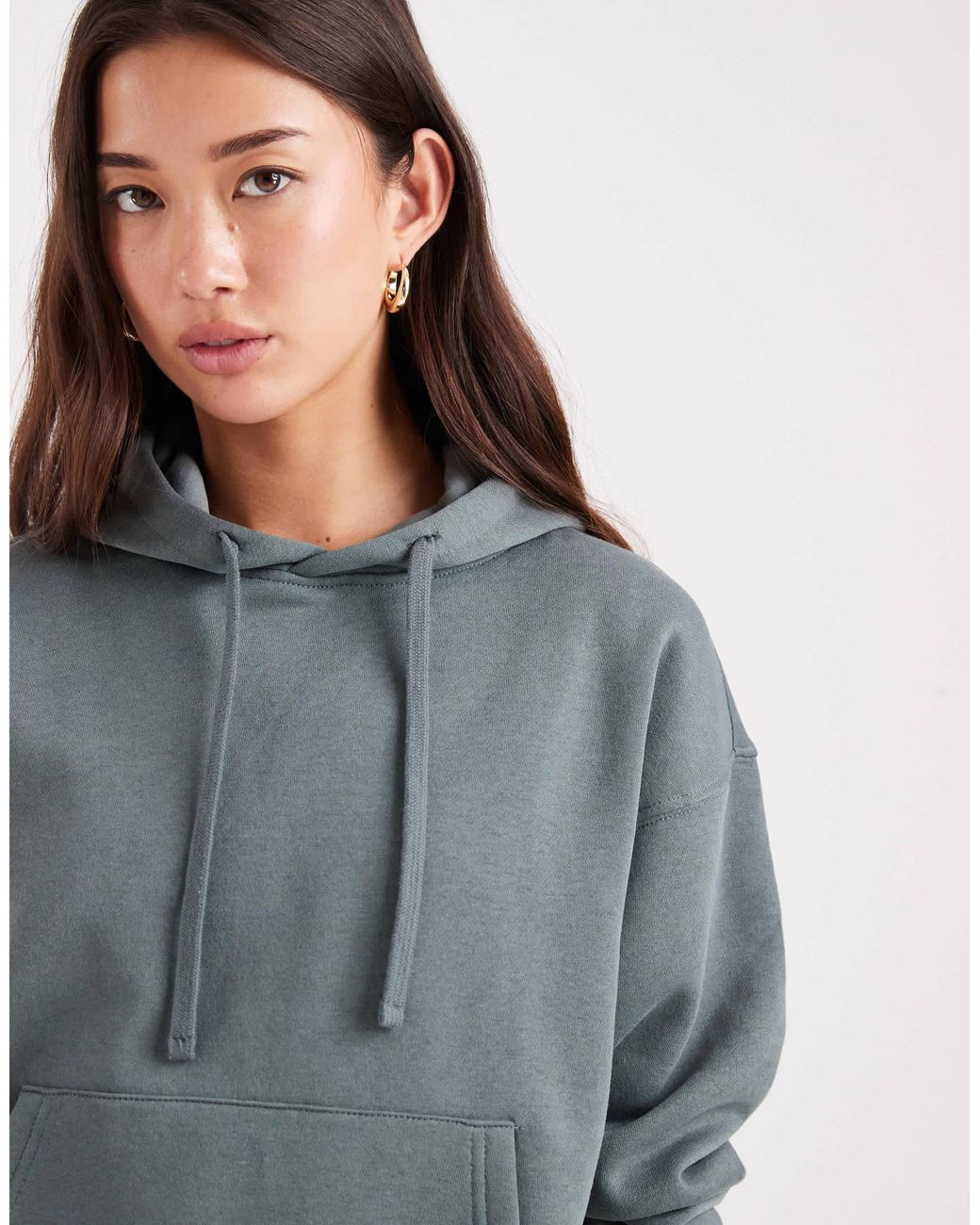 ONLY Gray – jersey-kapuzenpullover