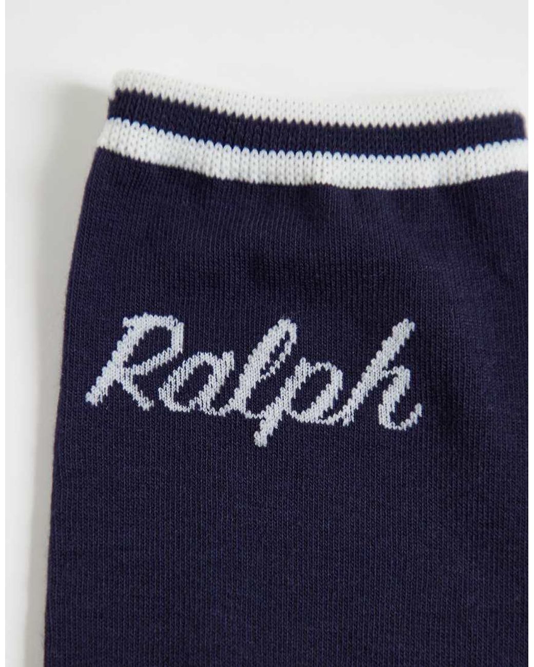 Polo Ralph Lauren White Bear Fairisle 3 Pack Logo Socks