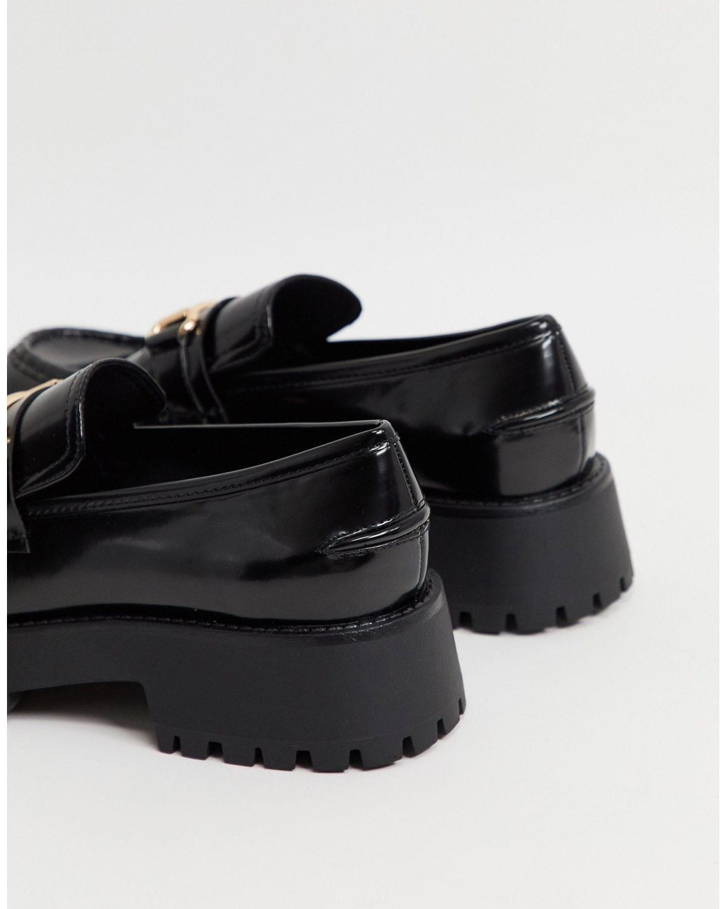 ASOS Monster Chunky Loafers in Black | Lyst