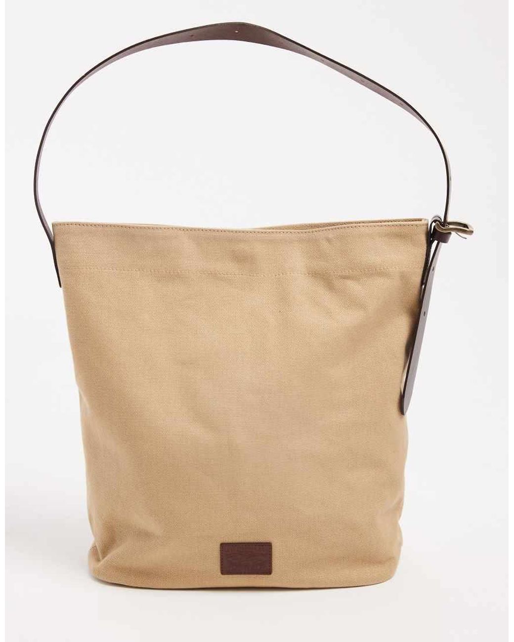 Levi's Natural Denim Shoulder Bucket Bag