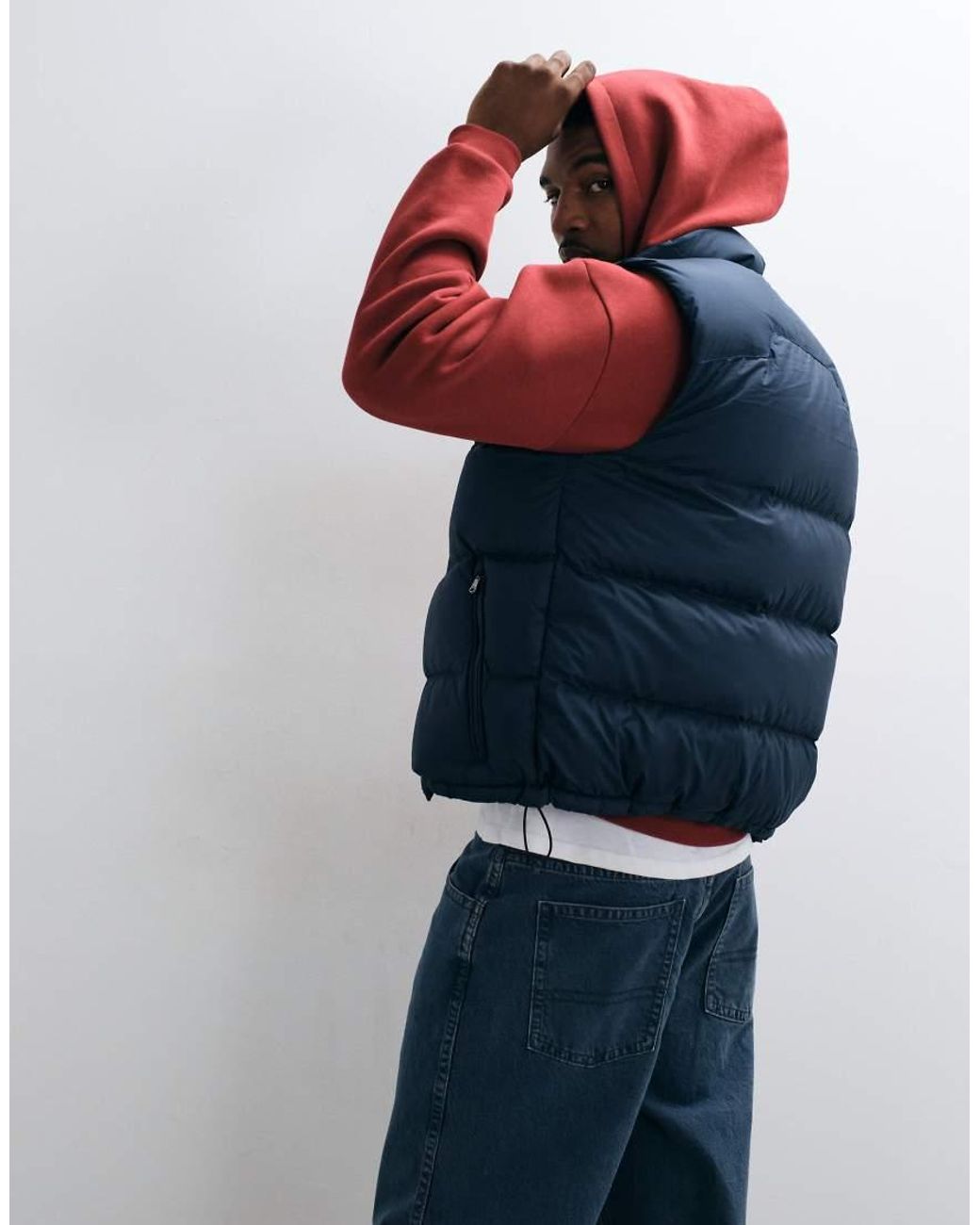 Polo Ralph Lauren Red Gorham Icon Logo Insulated Down Puffer Vest for men