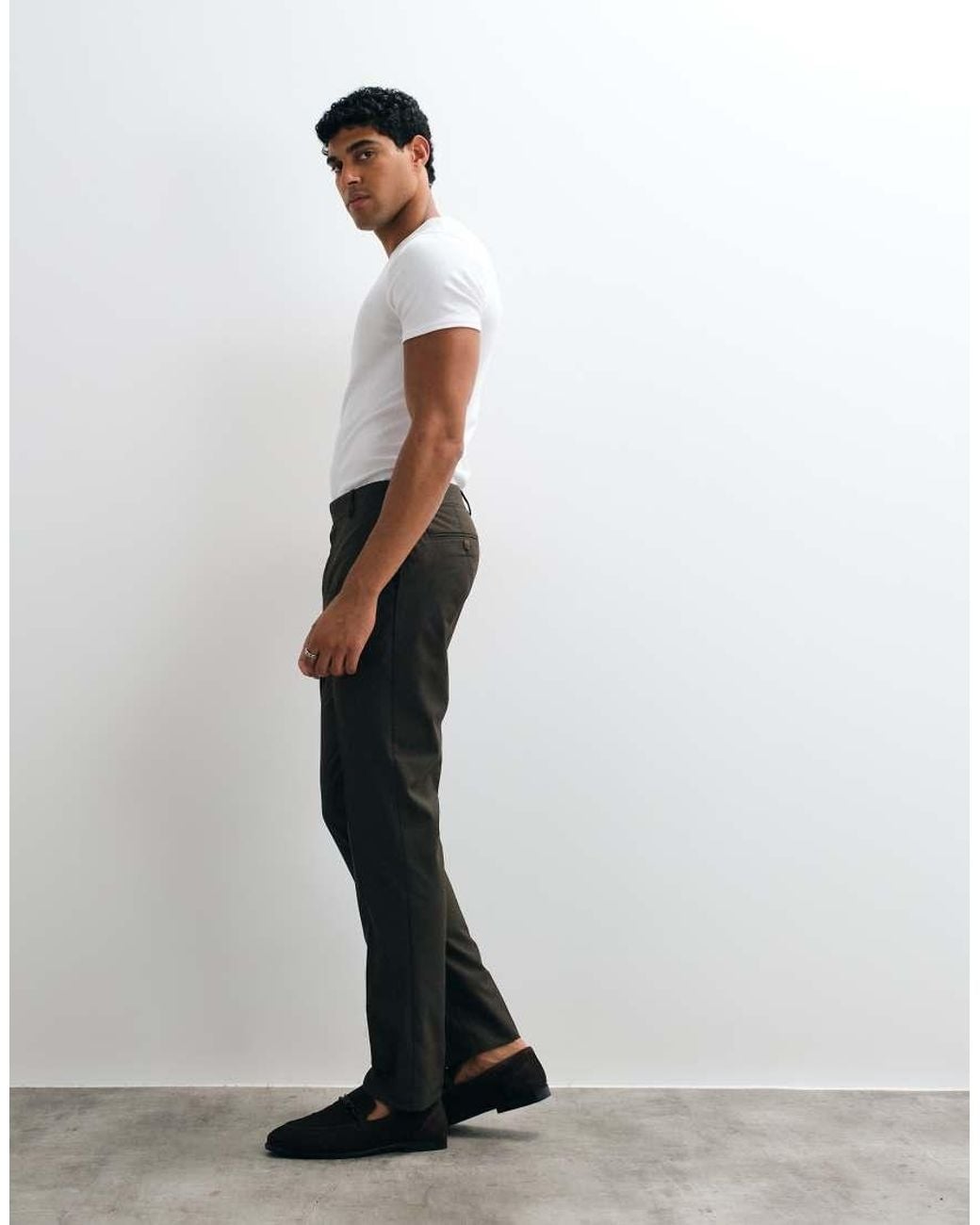 ASOS Gray Mix & Match Slim Suit Trouser for men