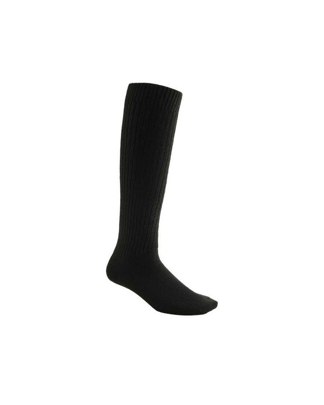 Oysho Black 22% 10% Wool Long Socks