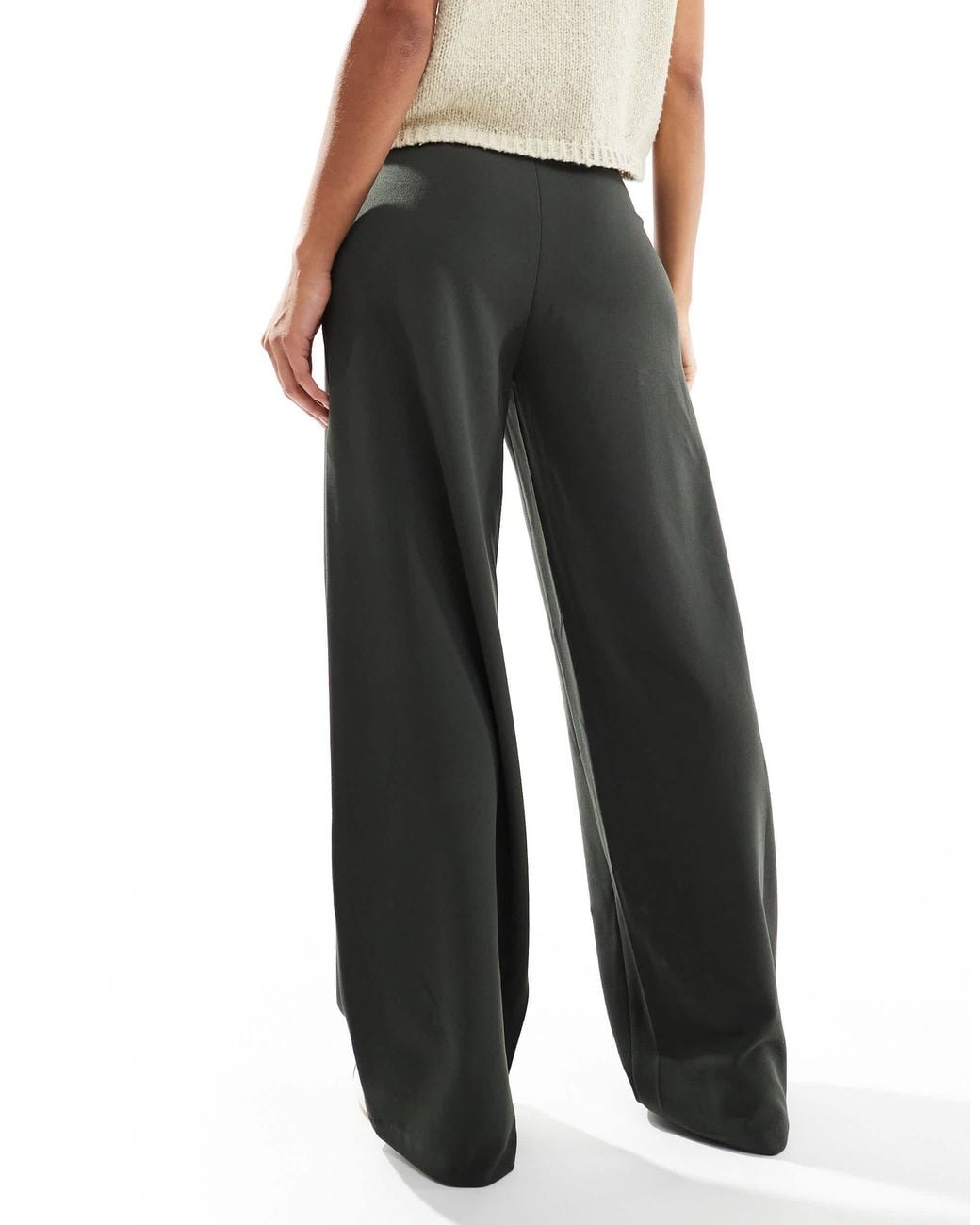 Vero Moda Green Loose Pull On Pants