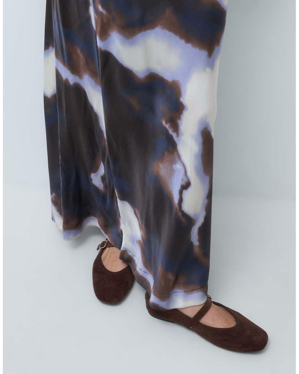 Vero Moda Multicolor Asymmetric Waist Satin Maxi Skirt