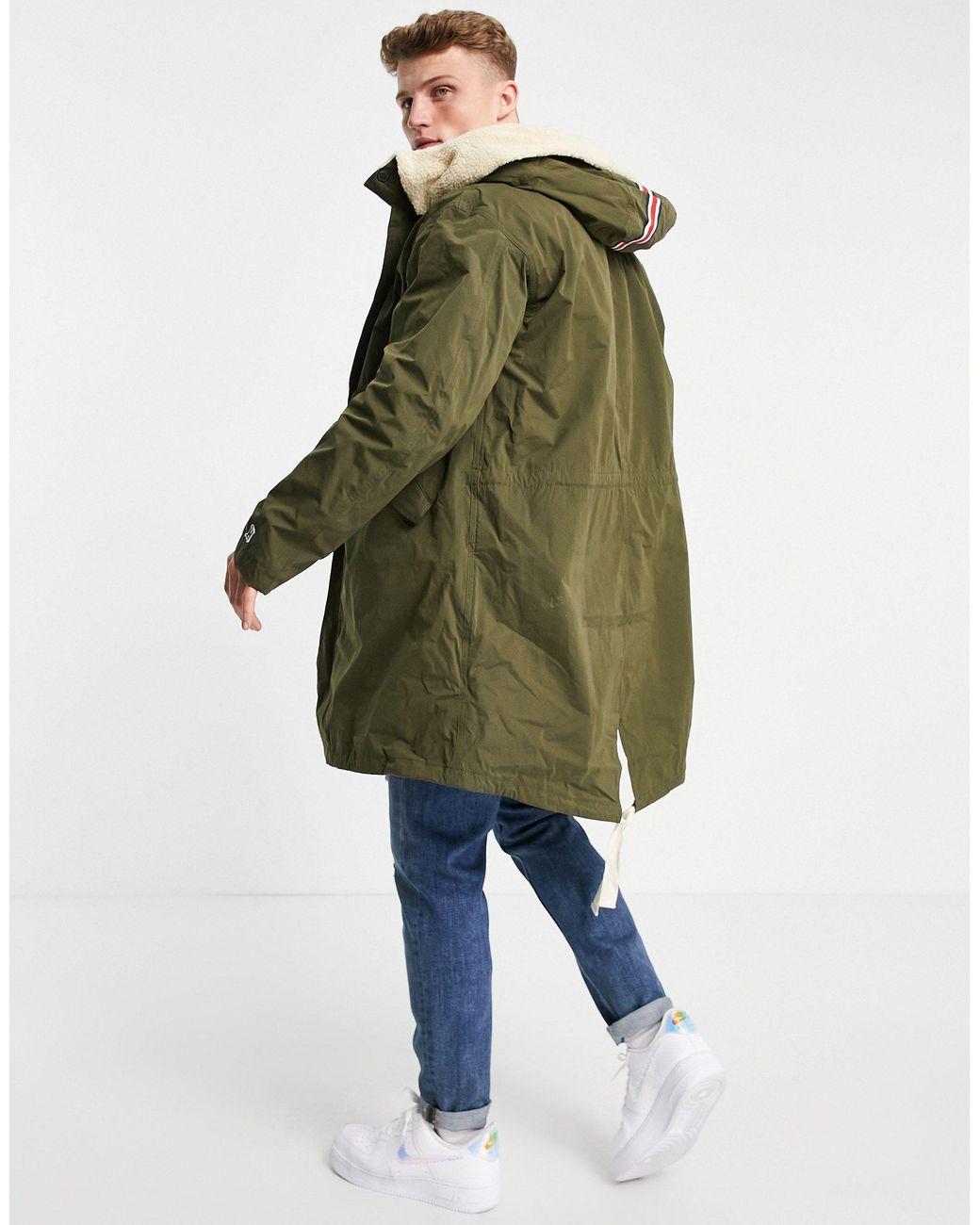 Tommy Hilfiger lewis hamilton utility parka in Gr n f r Herren