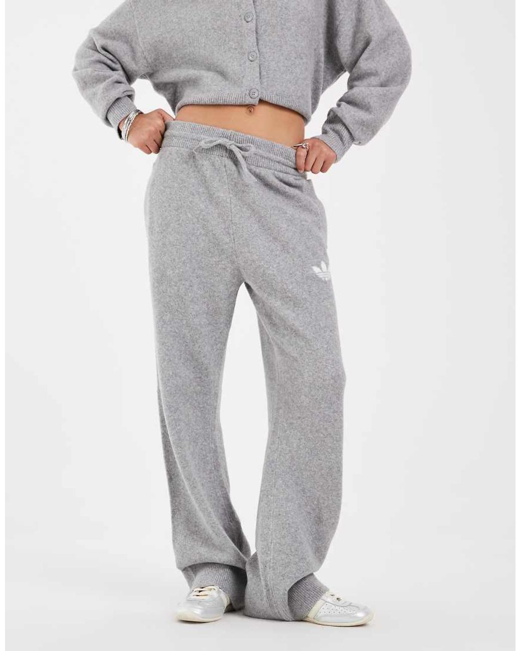 Adidas Originals Gray Knitted Trousers