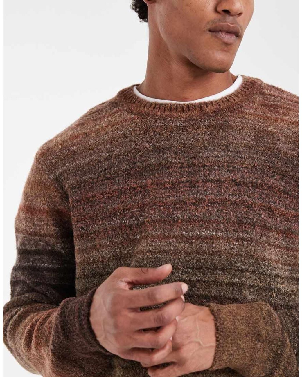 Levi's Brown Presidio Ombre Sweatshirt for men