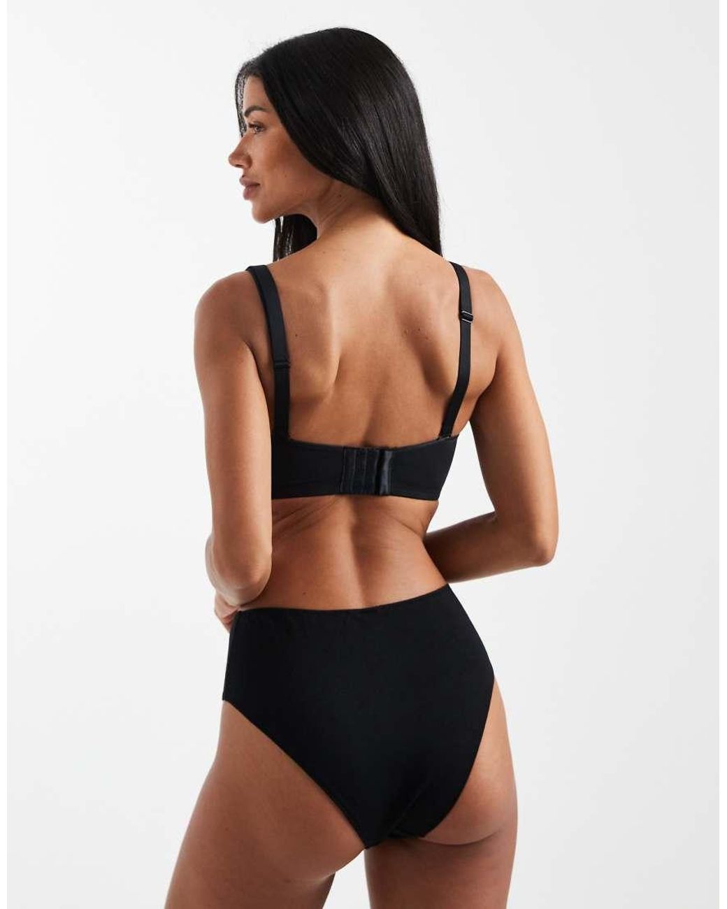 ASOS Black Fuller Bust Molded Multiway Underwire Bra