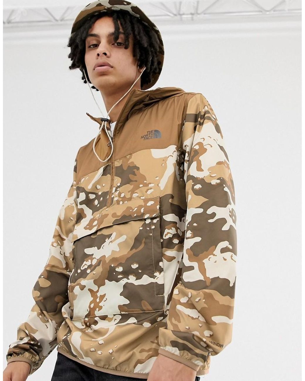 The North Face Novelty Fanorak In Moab Camo in Brown for Men | Lyst