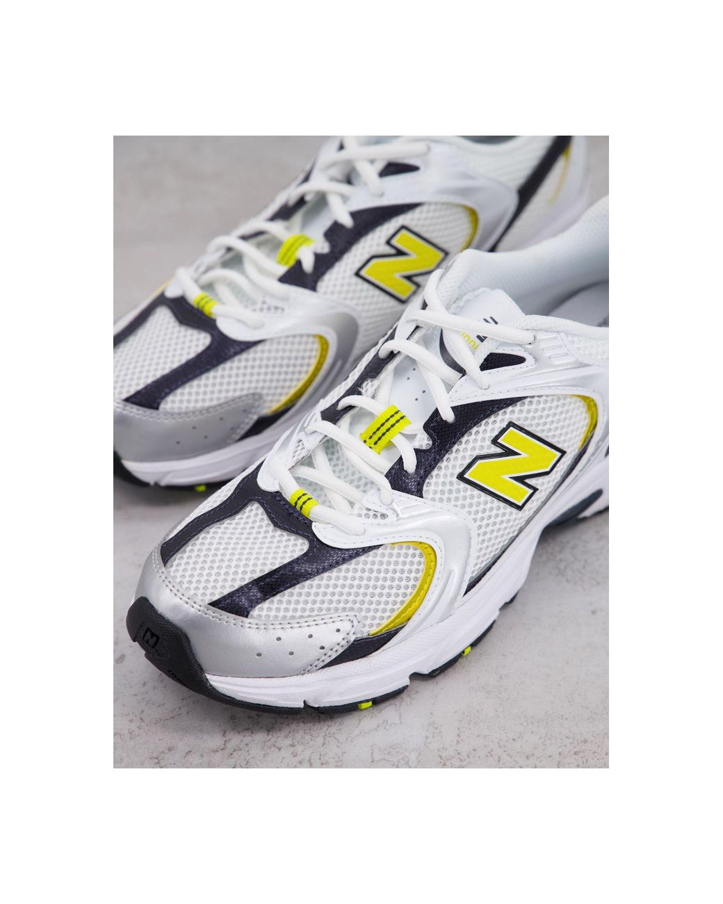 530 - sneakers bianche, gialle e blu navyNew Balance in Gomma da Uomo  colore Bianco | Lyst