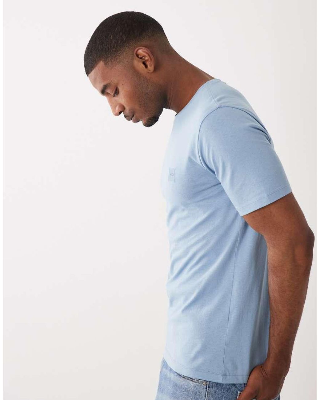 Boss Blue Hugo Boss Regular Fit T-Shirt for men