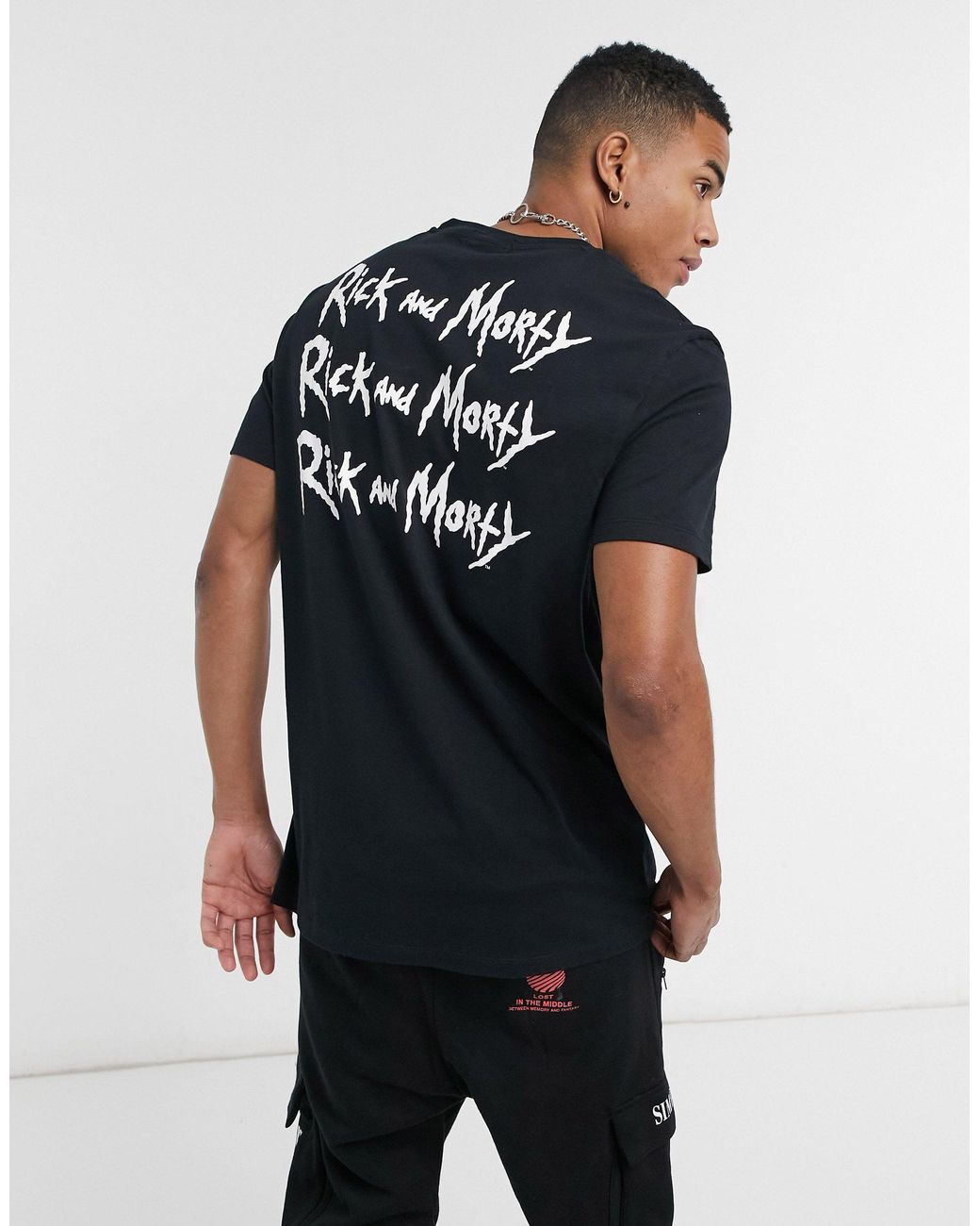 Bershka – Rick und Morty – Nope-T-Shirt mit Print auf dem Rücken in Schwarz  für Herren | Lyst AT