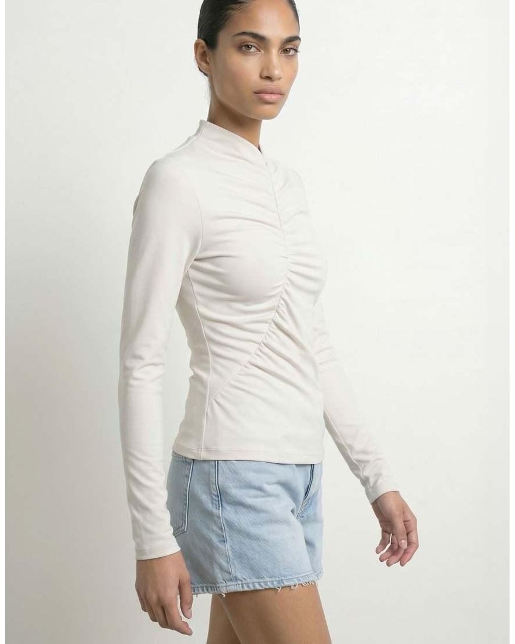 HYPEDROP Gray Long Sleeved Top