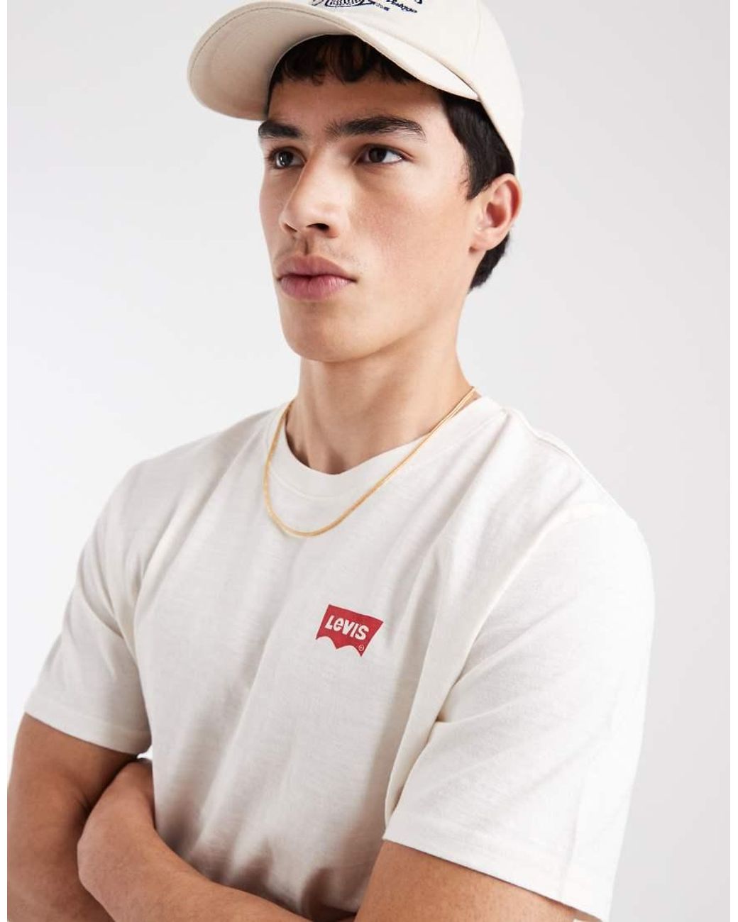 Levi's White Back Graphic Relaxed T-shirt for men