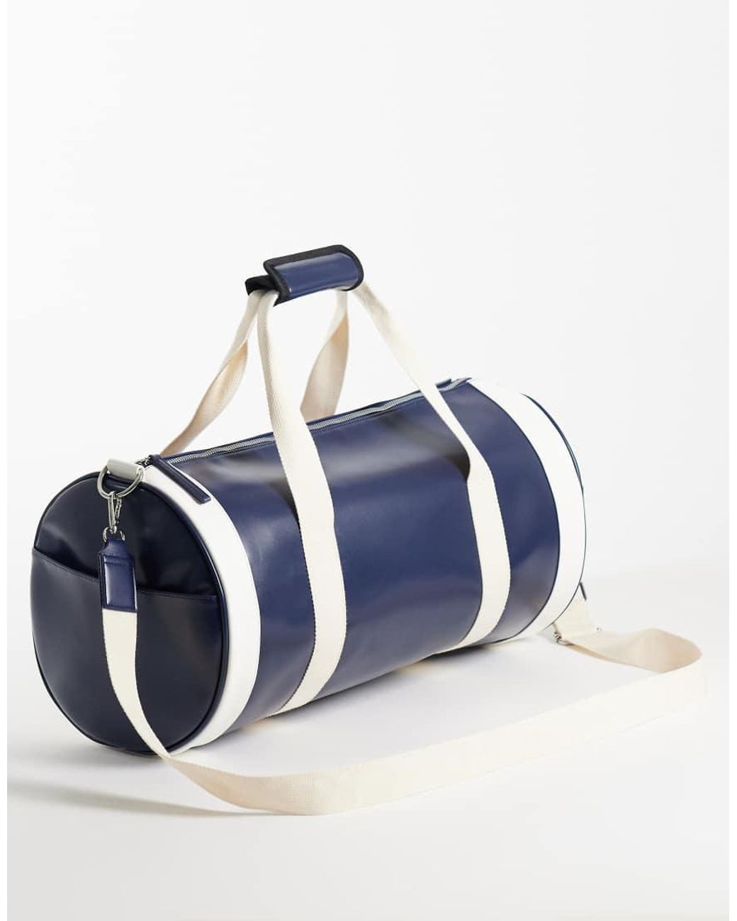 ASOS Blue Barrel Duffle Bag for men