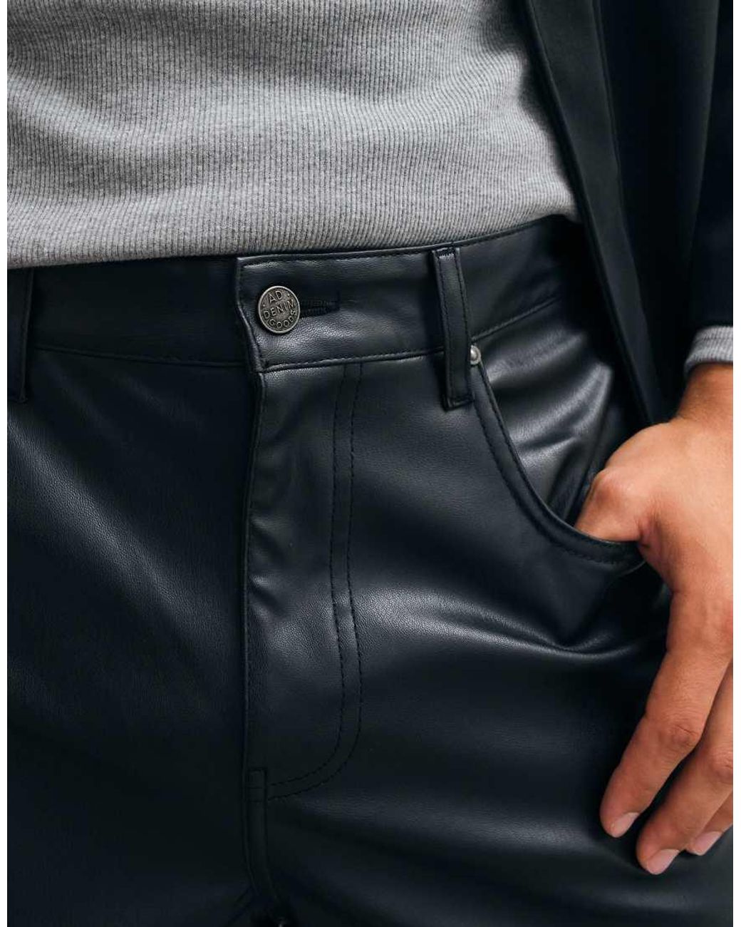ASOS Blue Longer Length Jorts for men