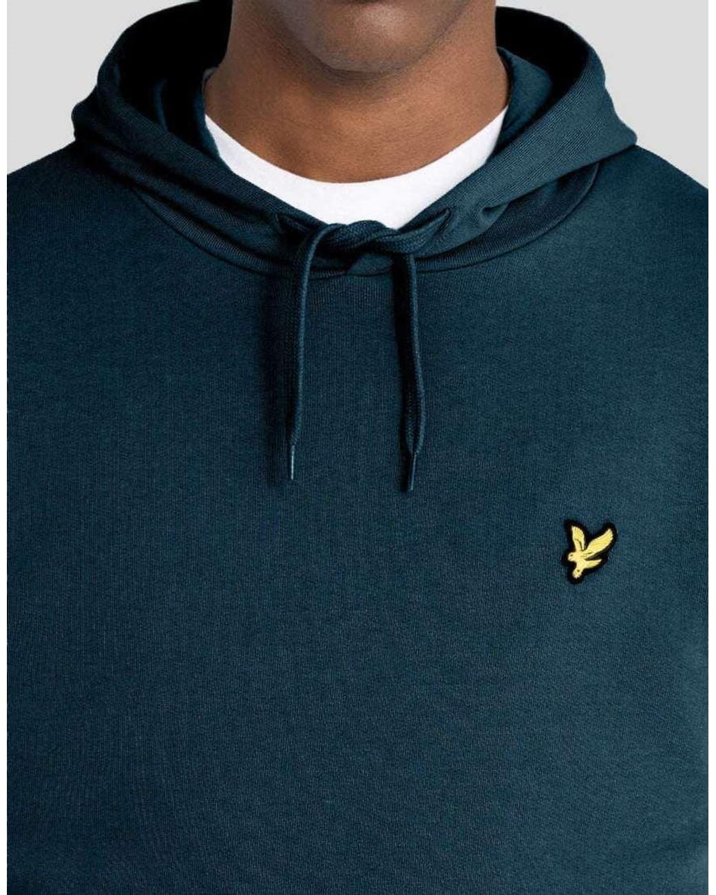 Lyle & Scott Blue Mid Layers Pullover Hoodie for men