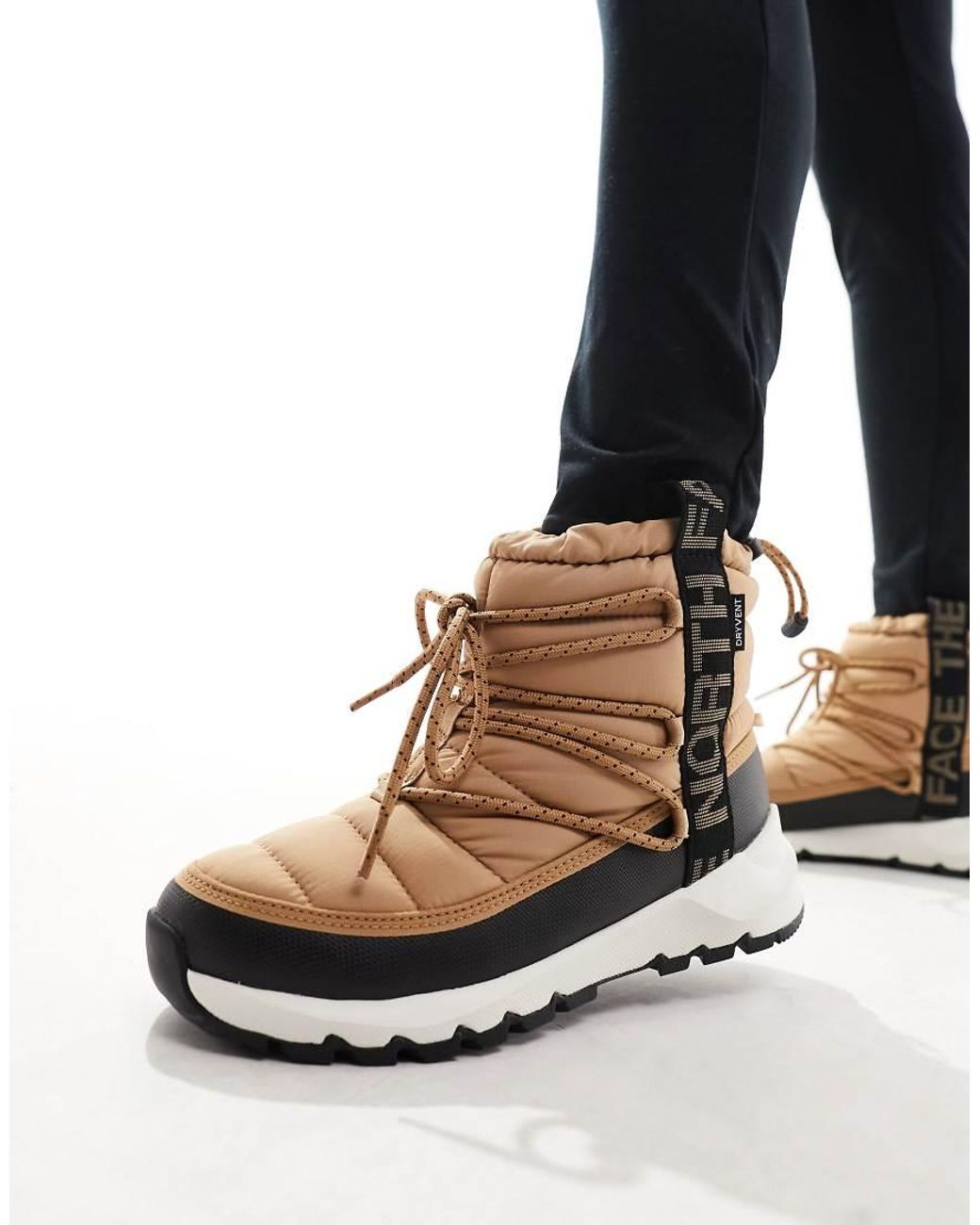 The North Face Natural Thermoball Insulated Lace Up Boots