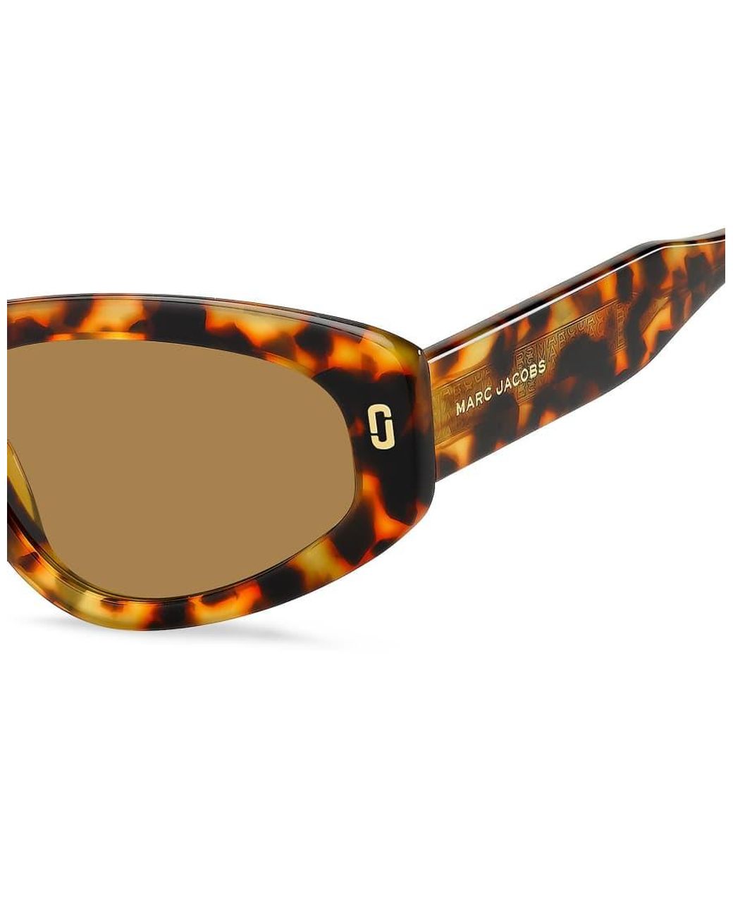 Marc Jacobs Brown Marc Jac Sun Cat Eye Sunglasses With Lenses