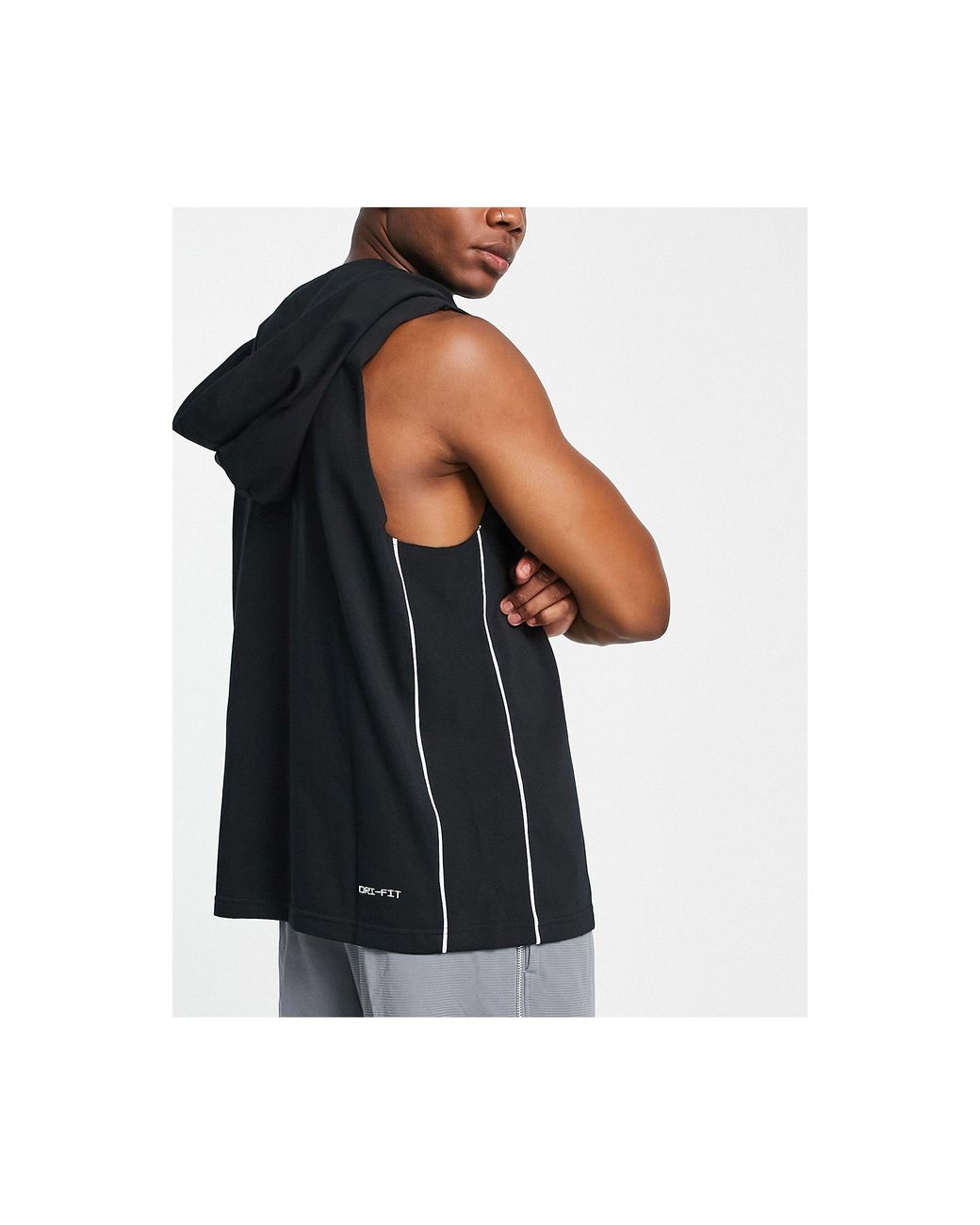Nike Men's Dri-fit Sleeveless Hoodie