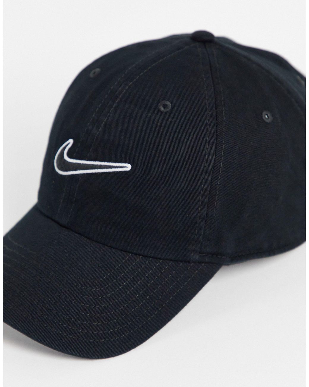 Gorra negra con logo bordado Nike de hombre de color Negro - 32 % de  descuento | Lyst