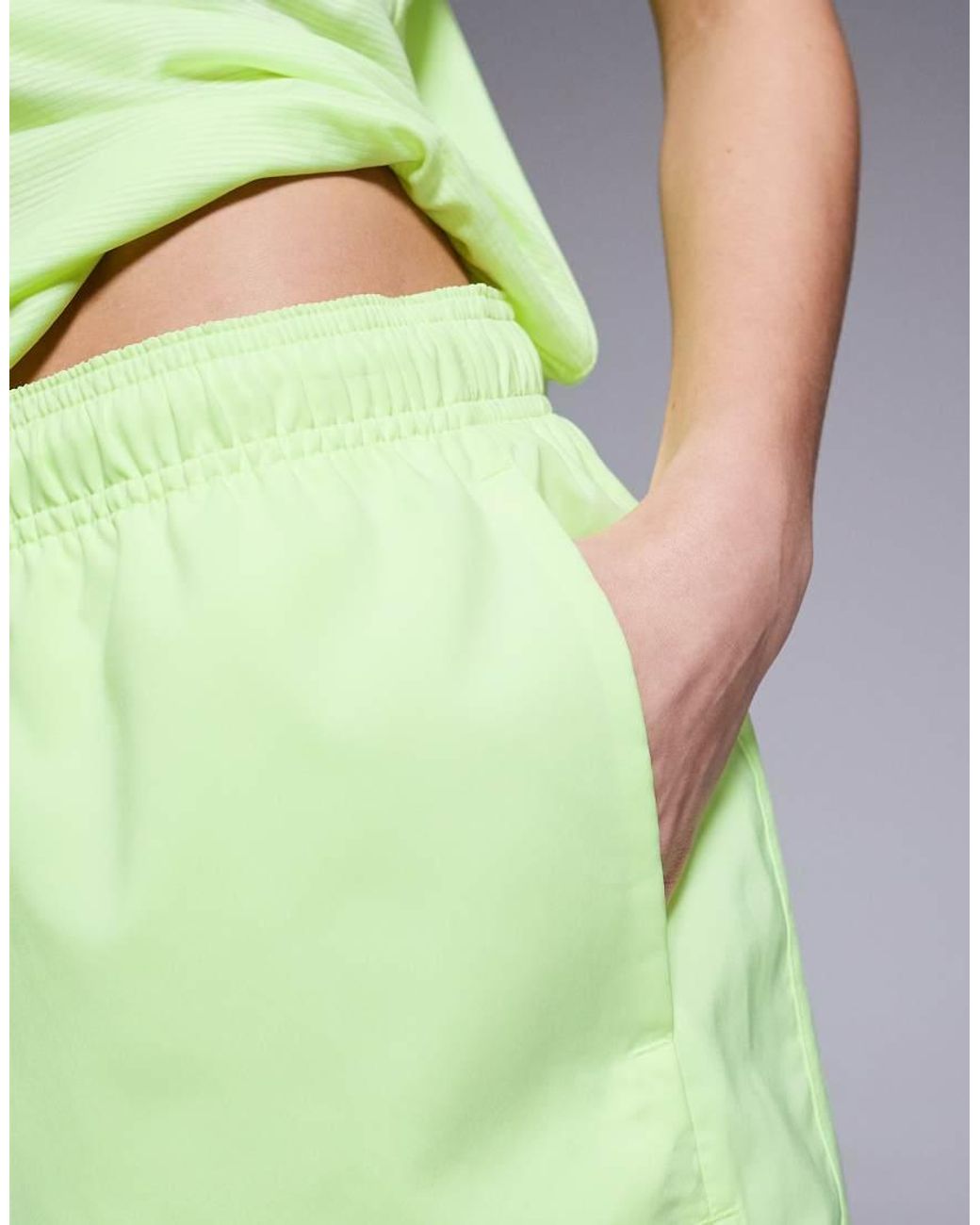 New Balance Green Sport Essentials 3 Inch Shorts